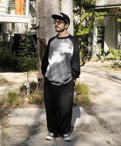 APPLEBUM（アップルバム） tシャツ “Drift Marks” Raglan L/S T-shirt