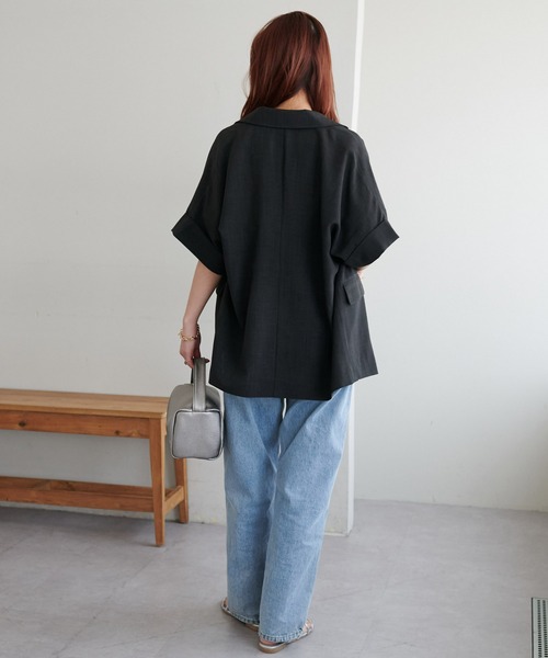 「DISCOAT」 ジャケット FREE ライトグレー レディース_画像5