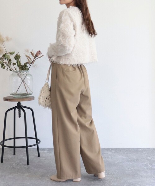 「fredy emue」 ニットカーディガン 38 グレー レディース_画像6