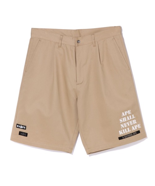 A BATHING APE（アベイシングエイプ） ハーフパンツ MEDIUM ベージュ