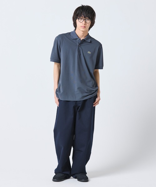 未使用)ラコステ L.12.12 ライトポロシャツ サイズ4/M ネイビー LACOSTE（ラコステ） ポロシャツ L.12.12 ライト ポロシャツ メンズ
