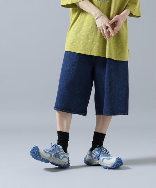 DANKE SCHON（ダンケシェーン） ワイドパンツ ハーフパンツ ジーンズ