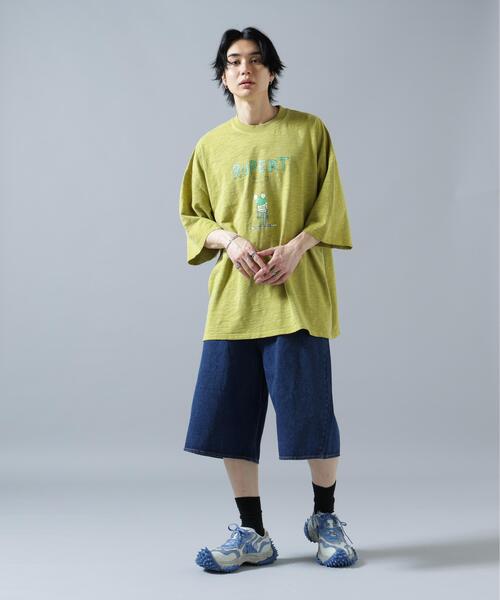 DANKE SCHON（ダンケシェーン） ワイドパンツ ハーフパンツ ジーンズ