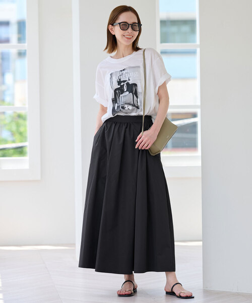 SLOBE IENA（スローブイエナ） フレアスカート 36 ベージュ レディース
