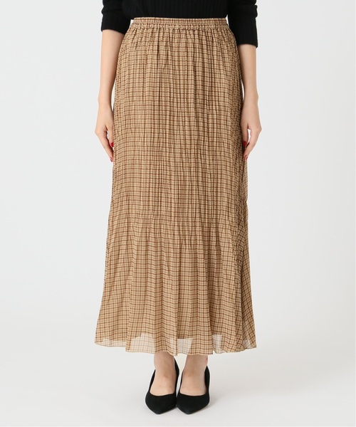 「SLOBE IENA」 プリーツスカート FREE ナチュラル レディース_画像2