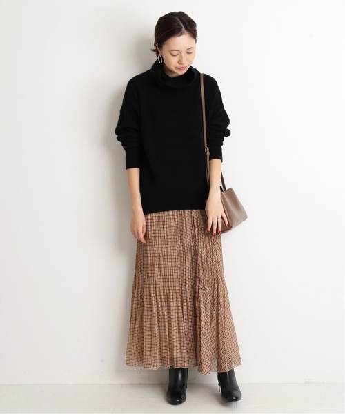 「SLOBE IENA」 プリーツスカート FREE ナチュラル レディース_画像3