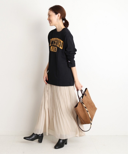 「SLOBE IENA」 プリーツスカート FREE ナチュラル レディース_画像4