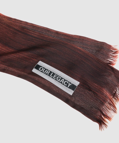 スカーフ バンダナ OUR LEGACY LONG HAIR SCARF メンズ レディースの画像