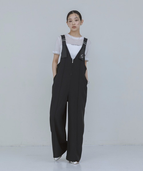 今期　新品　Eimee Law オールインワン　サロペット　スコットクラブ Eimee Law（エイミーロウ） サロペット オーバーオール ペインターロゴ
