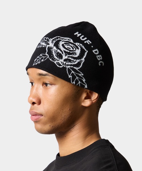 HUF（ハフ） ニット帽 ニットキャップ ROSE BEANIE メンズ レディース