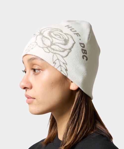 HUF（ハフ） ニット帽 ニットキャップ ROSE BEANIE メンズ レディース