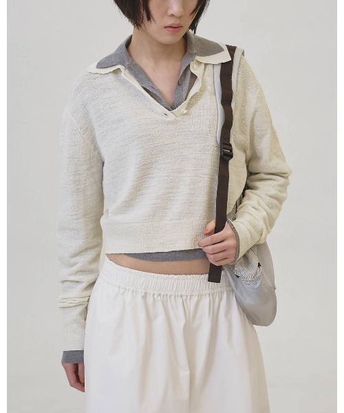TODAYFUL トゥデイフル todayful ニット セーター Layered Polo Knit