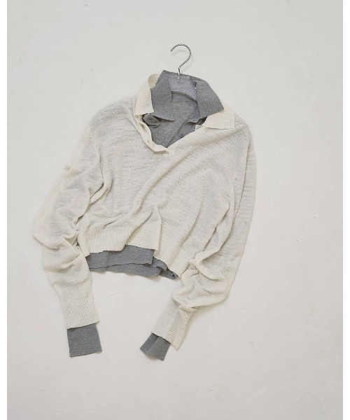 トップス TODAYFUL Layered Polo Knit TODAYFUL トゥデイフル todayful ニット セーター Layered Polo Knit