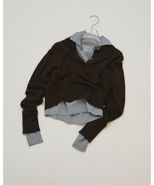 TODAYFUL トゥデイフル todayful ニット セーター Layered Polo Knit