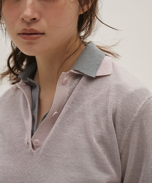 【新品未使用タグ付き】Layered Polo Knit 12610508 TODAYFUL トゥデイフル todayful ニット セーター Layered Polo Knit