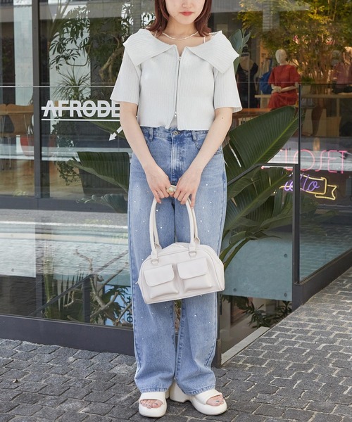 「w closet」 デニムパンツ - ブルー レディース_画像10