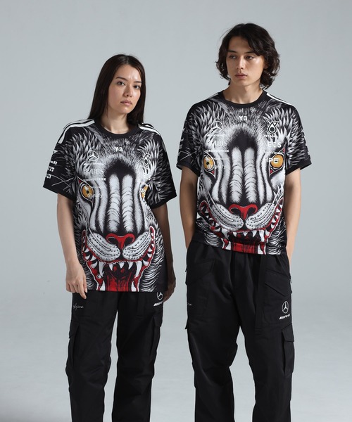 Y-3 tシャツ MERCEDES - AMG PETRONAS FORMULA 1 TEAM DRIVER SHORT
