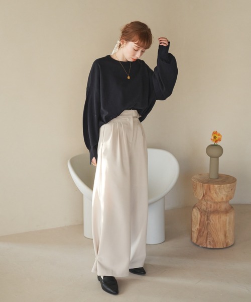 「hinari」 パンツ FREE ベージュ レディース_画像9