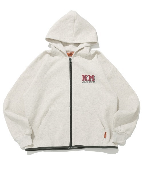 「KRIFF MAYER Kid's Collection」 「KIDS」ジップアップパーカー 160 オートミール キッズ_画像6