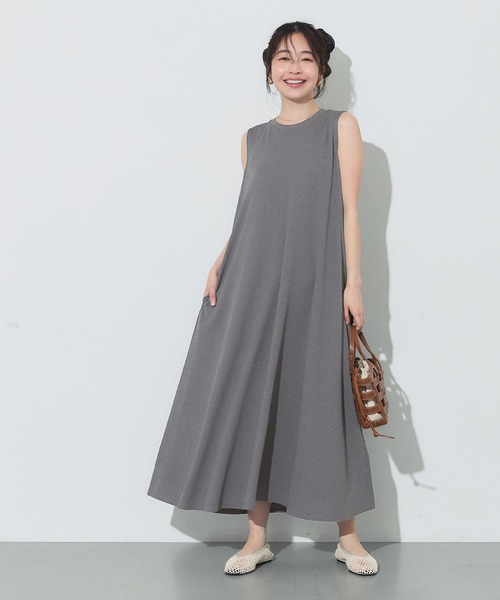 coca（コカ） ワンピース 夏 「西山茉希様着用」ライトエンボス マキシ