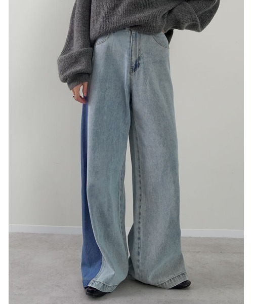 「Re:EDIT」 デニムパンツ MEDIUM ブルー系その他2 レディース_画像9