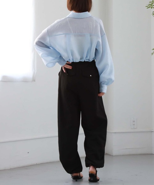 「archives」 長袖シャツ MEDIUM アイボリー レディース_画像4