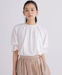 ブラウス シャツ ソマルティボイル スモックブ...の詳細画像1