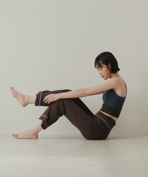 ヨガ カップ付きヨガウェアブラトップ レディース | hellam home | 21
