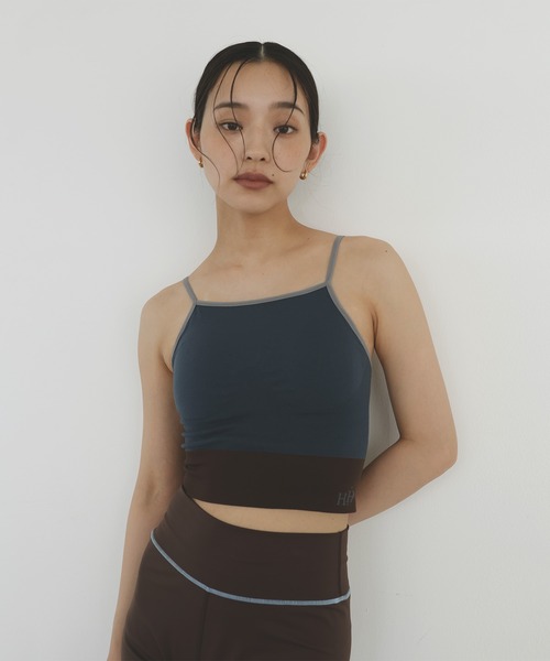 ヨガ カップ付きヨガウェアブラトップ レディース | hellam home | 22
