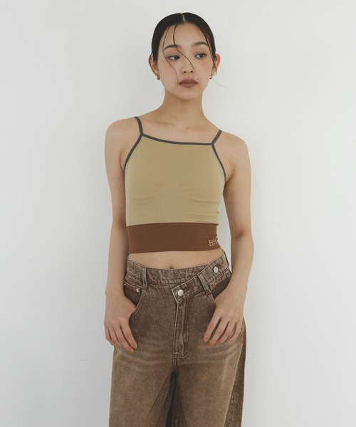 ヨガ カップ付きヨガウェアブラトップ レディース | hellam home | 13