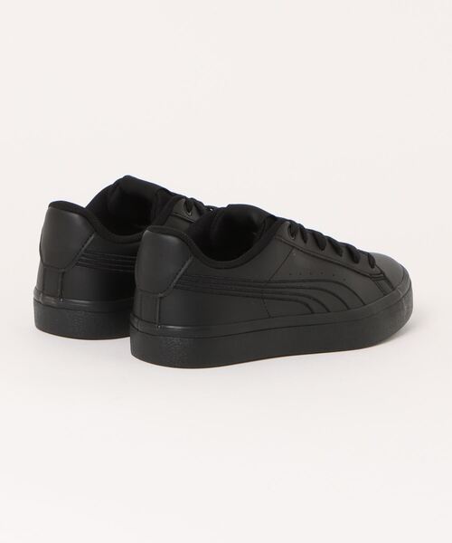 「PUMA」 ローカットスニーカー 25.0cm ブラック×ブラック レディース_画像2