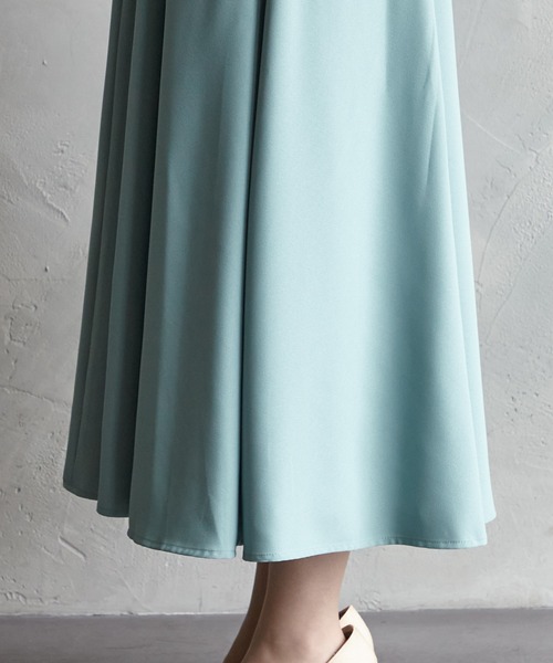 「AIMER」 長袖ワンピース LARGE グリーン レディース_画像9