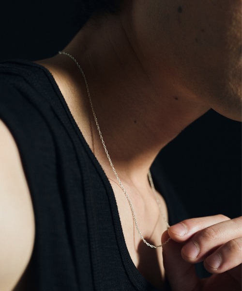 Camphor wood ネックレス SILVER 925 TWIST CHAIN NECKLACE / シルバー
