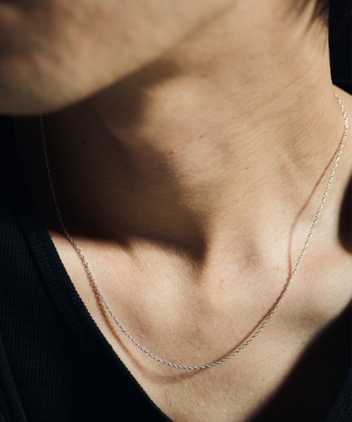 Camphor wood ネックレス SILVER 925 TWIST CHAIN NECKLACE / シルバー
