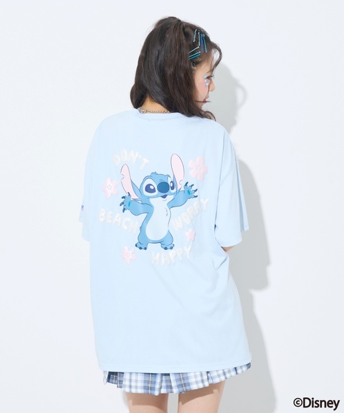 LOVETOXIC tシャツ 速乾 「Disney」「スティッチ」/「LTXC/快適マルチ