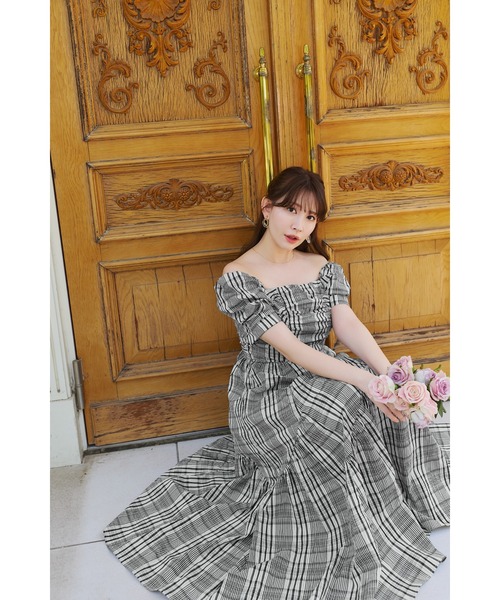 Her lip to ワンピース 半袖 Alizee Off-Shoulder Dress : ZOZOTOWN