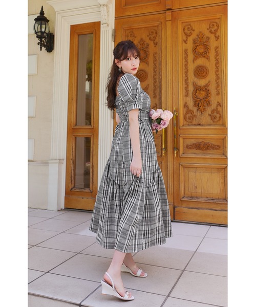 半袖ドレス Her lip to ワンピース 半袖 Alizee Off-Shoulder Dress : ZOZOTOWN