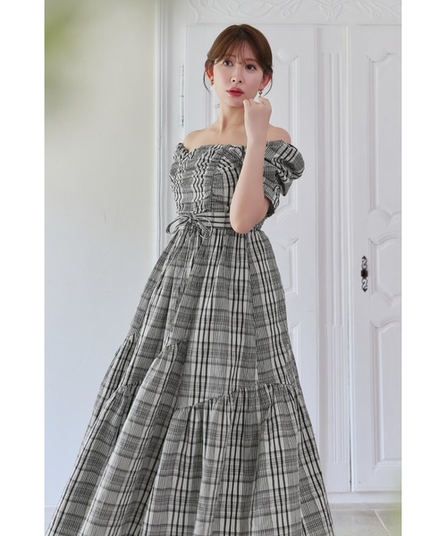 Her lip to ワンピース 半袖 Alizee Off-Shoulder Dress : ZOZOTOWN
