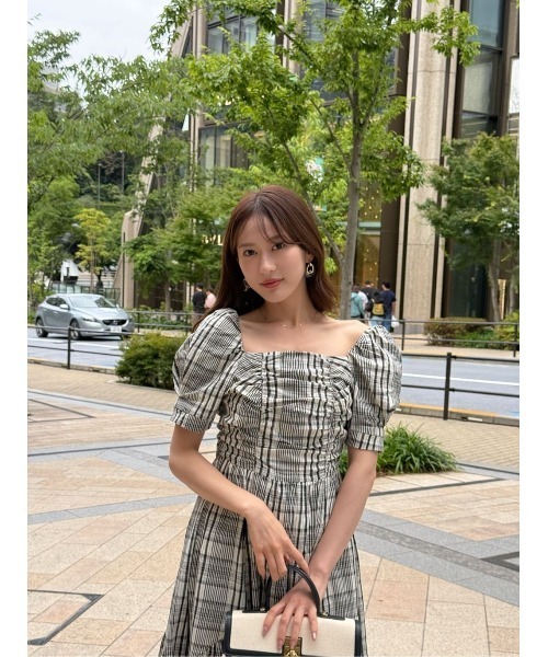 Her lip to ワンピース 半袖 Alizee Off-Shoulder Dress : ZOZOTOWN
