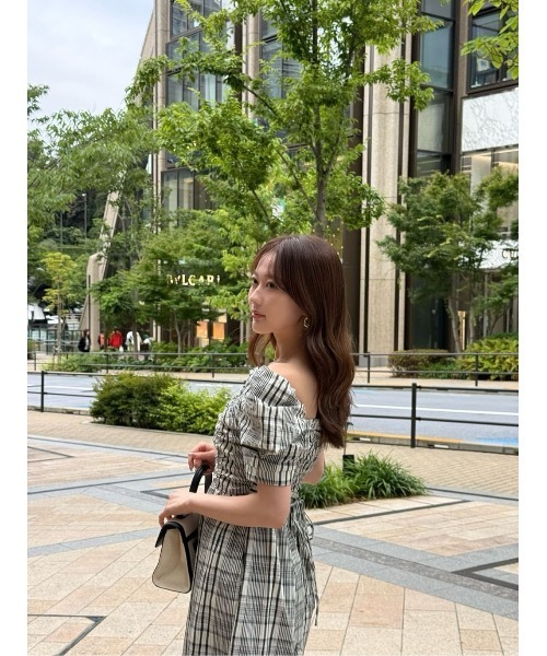 Her lip to ワンピース 半袖 Alizee Off-Shoulder Dress : ZOZOTOWN