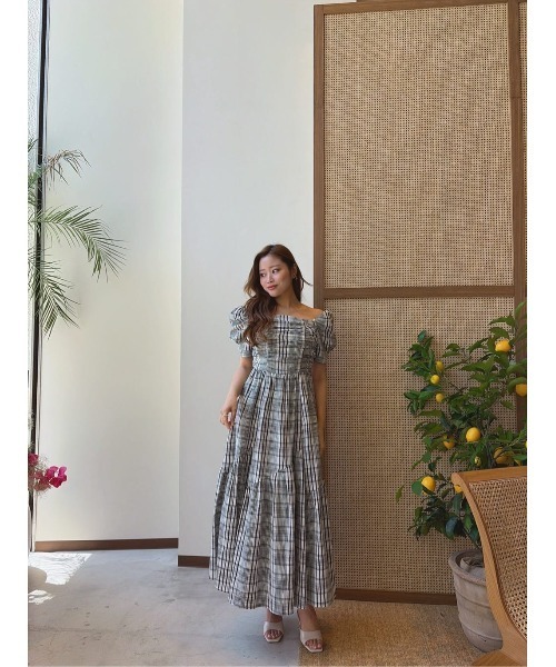 Her lip to ワンピース 半袖 Alizee Off-Shoulder Dress : ZOZOTOWN
