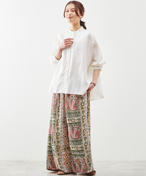 「MELROSE claire」 7分袖ブラウス FREE ブラック レディース_画像2