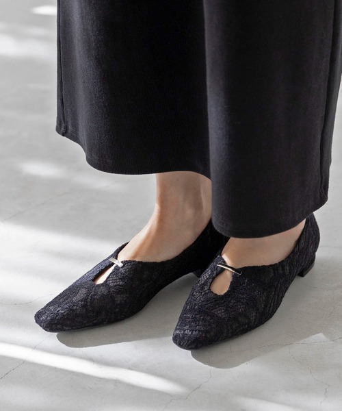 「welleg」 パンプス 24.0cm ブラック レディース_画像3
