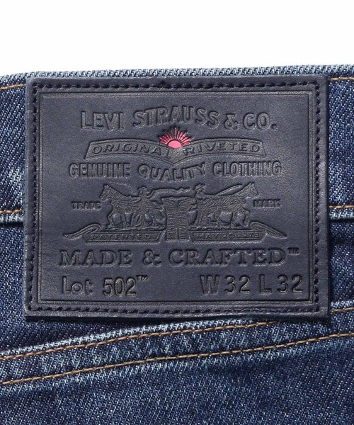 希少サイズ！LEVI'S MADE&CRAFTED 502 W42 Made In Japan 502™ Taper Fit Selvedge Men's Jeans - Medium