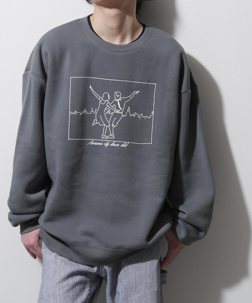 スウェット イラストプリントビッグシルエットクルーネックスウェット トレーナー ユニセックス エモい Zozotown Yahoo 店 通販 Yahoo ショッピング スウェット イラストプリントビッグシルエットクルーネックスウェット トレーナー ユニセックス エモい Zozotown Yahoo 店 通販 Yahoo ショッピング