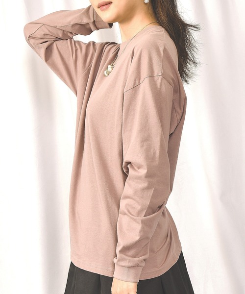 LEAD（リード） tシャツ 綿100% 長袖Tシャツトップス レディース ロンt 