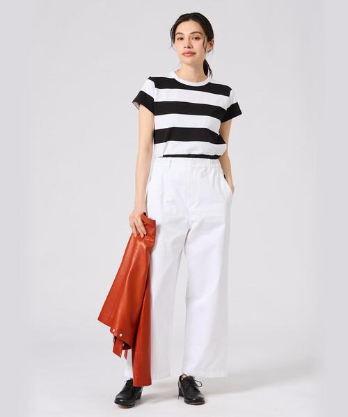 agnès b. JA93 TS Tシャツ ストライプ agnès b. JA93 TS Tシャツ ストライプ