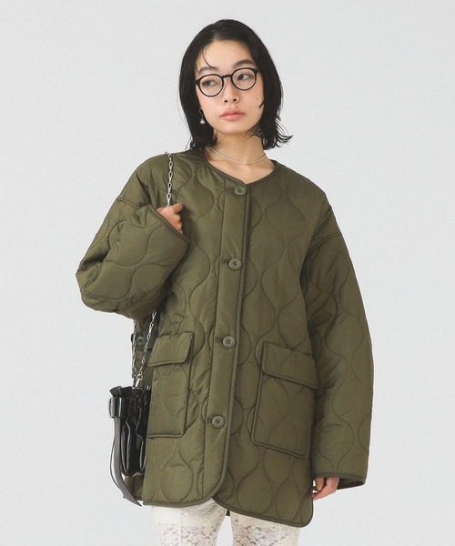 Ray BEAMS（レイ ビームス） ブルゾン アウター キルティング ノー