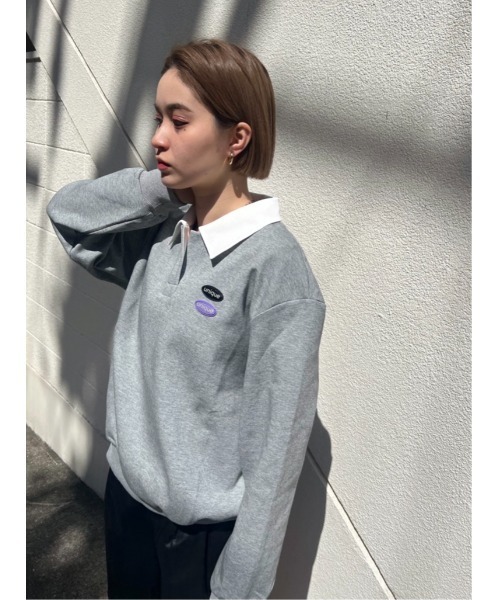 トレーナー スウェット カレッジライク ポロスウェット FQ22S026「Fano