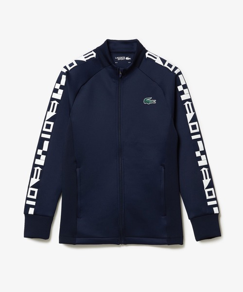 【超人気商品】LACOSTE / トラックジャケット サイズL LACOSTE ジャージ モノグラムジャカードトラックジャケット